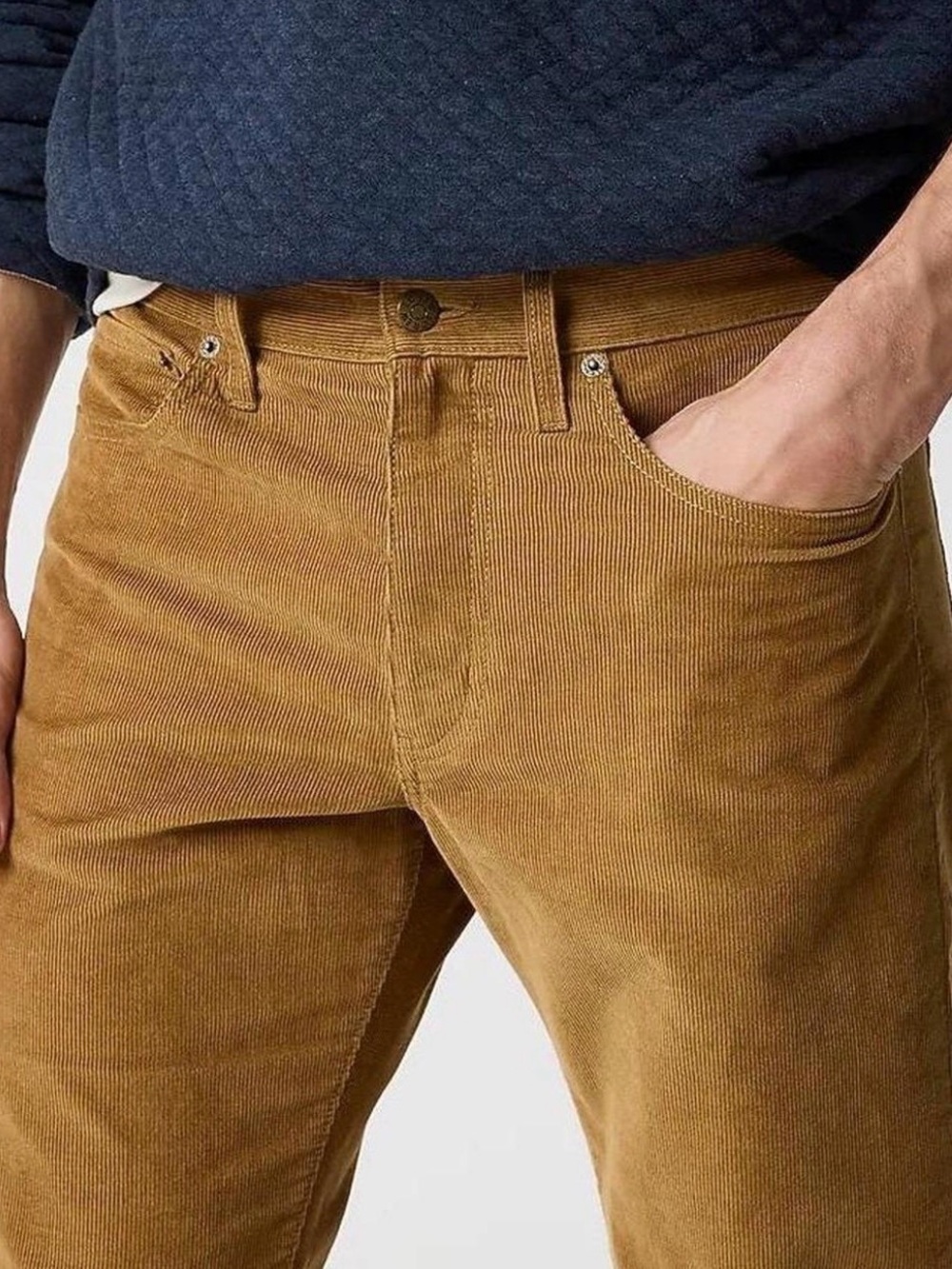 BNWT 32x30 Men's J. Crew Corduroy Straight Pants - Picture 3 of 8